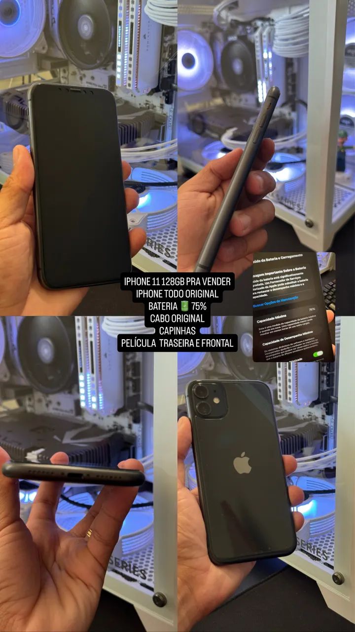 iPhone 11 / 128GB / Preto - Foto 4
