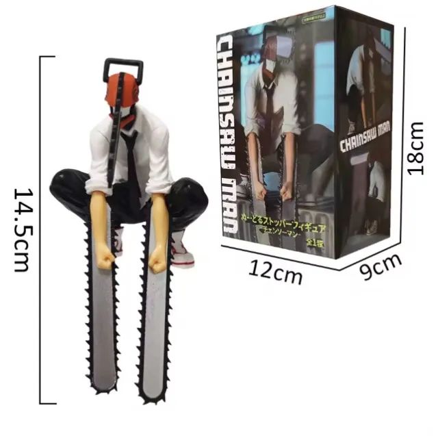 Boneco Action Fugure Chainsaw Man