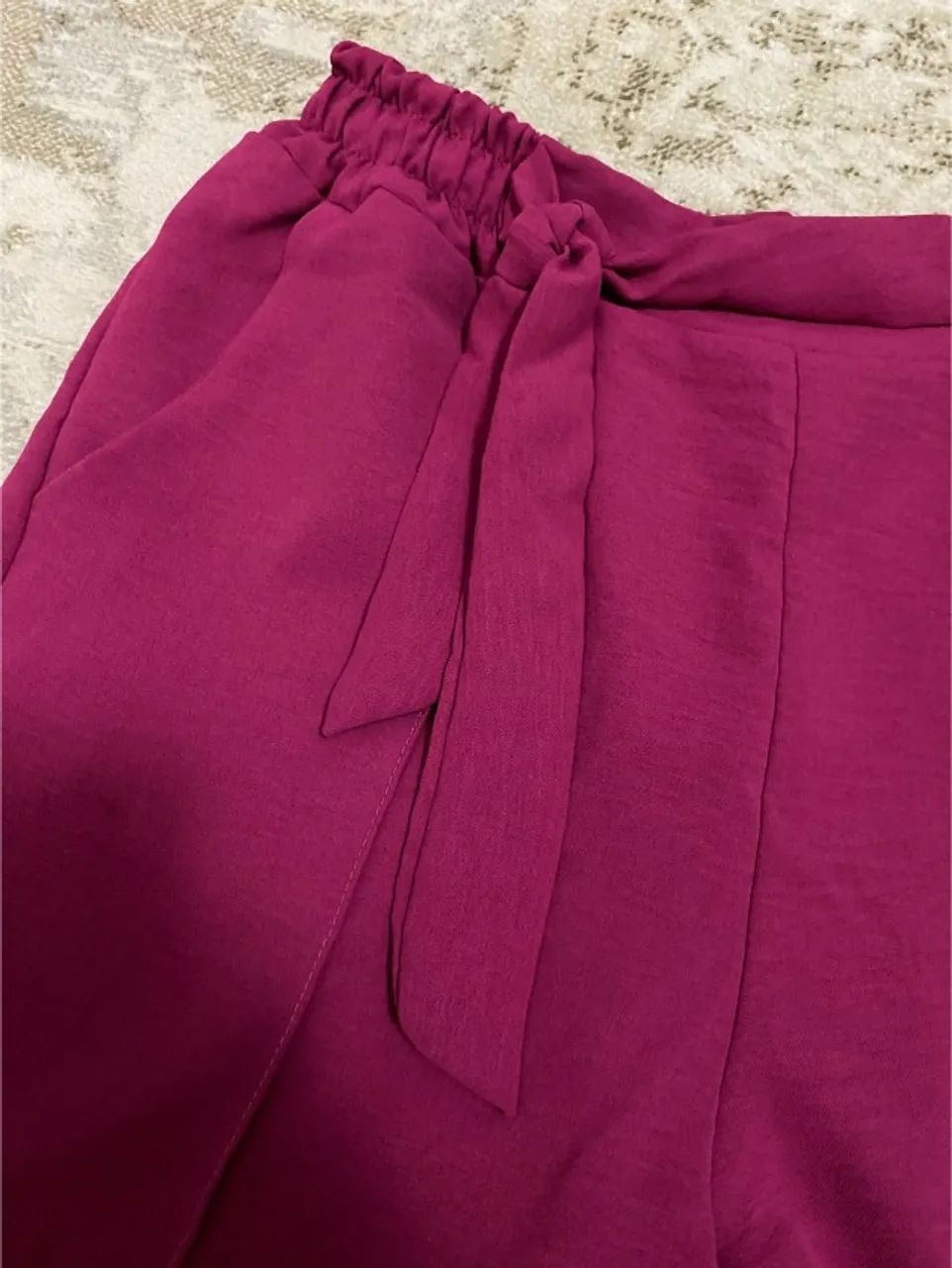 Shorts alfaiataria rosa escuro - Foto 3