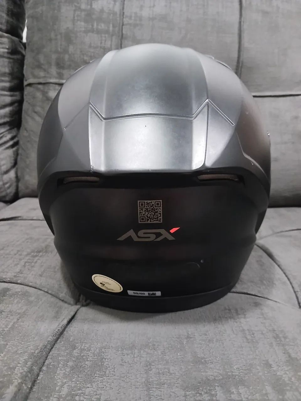 Capacete ASX City Preto Fosco - Ótimo Estado - Foto 8
