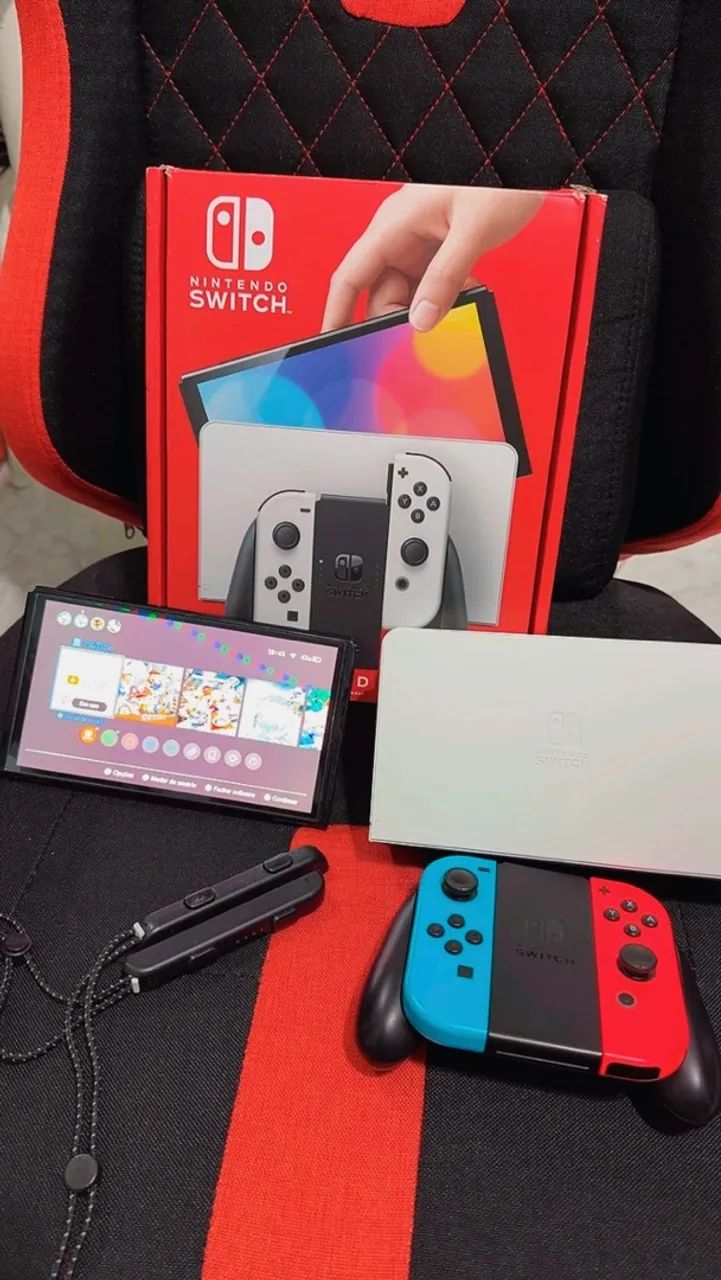 Nintendo switch oled usado - Foto 4