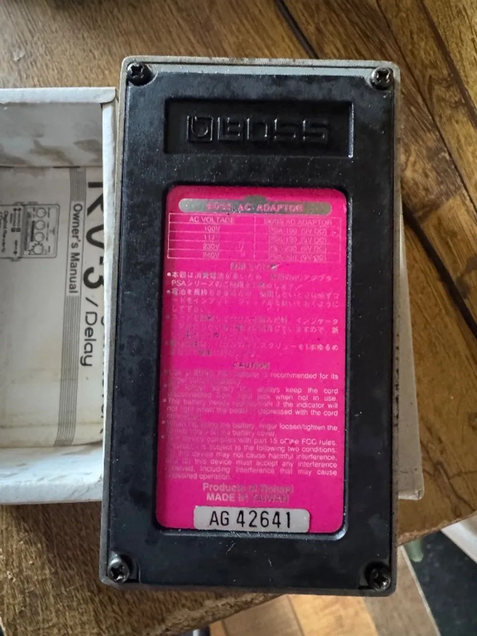 BOSS RV-3 ピンクラベル Digital Reverb Delay BOSS RV-3 Digital Reverb/ Delay Vintage 1994 - Pink Label - Made