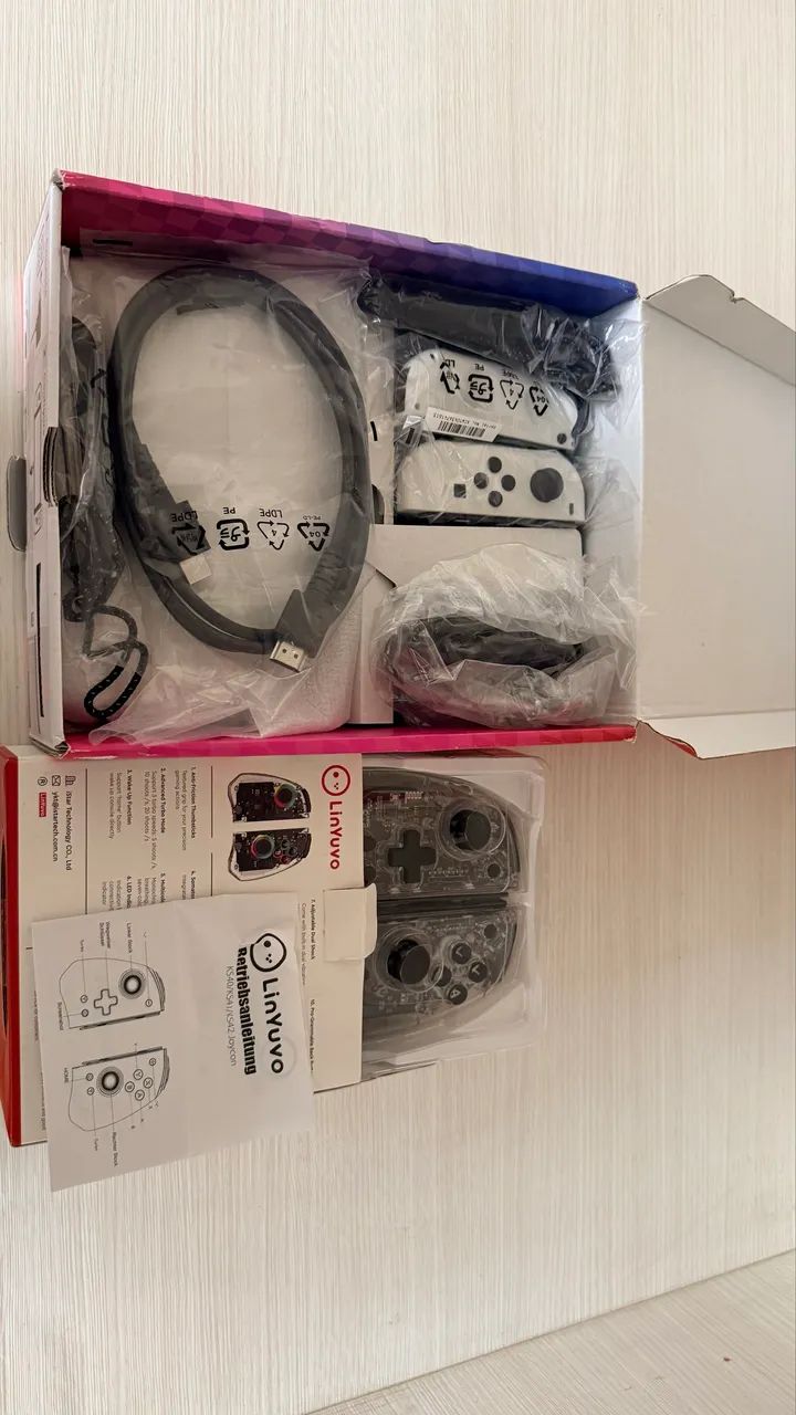 Nintendo Switch OLED Branco + Controle Extra + Mortal Kombat - Foto 5