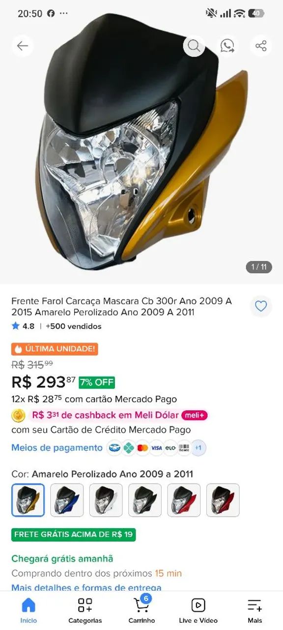 Frontal CB 300