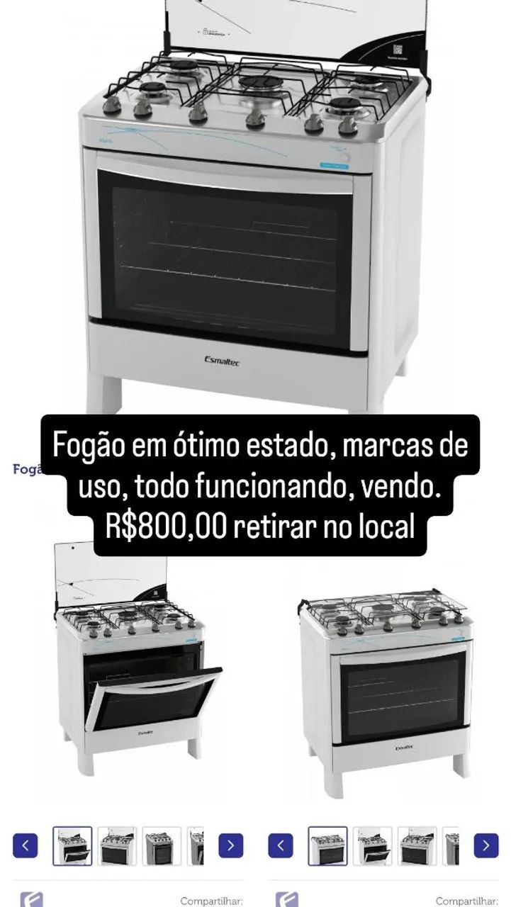 Fogao 5 bocas - Foto 4