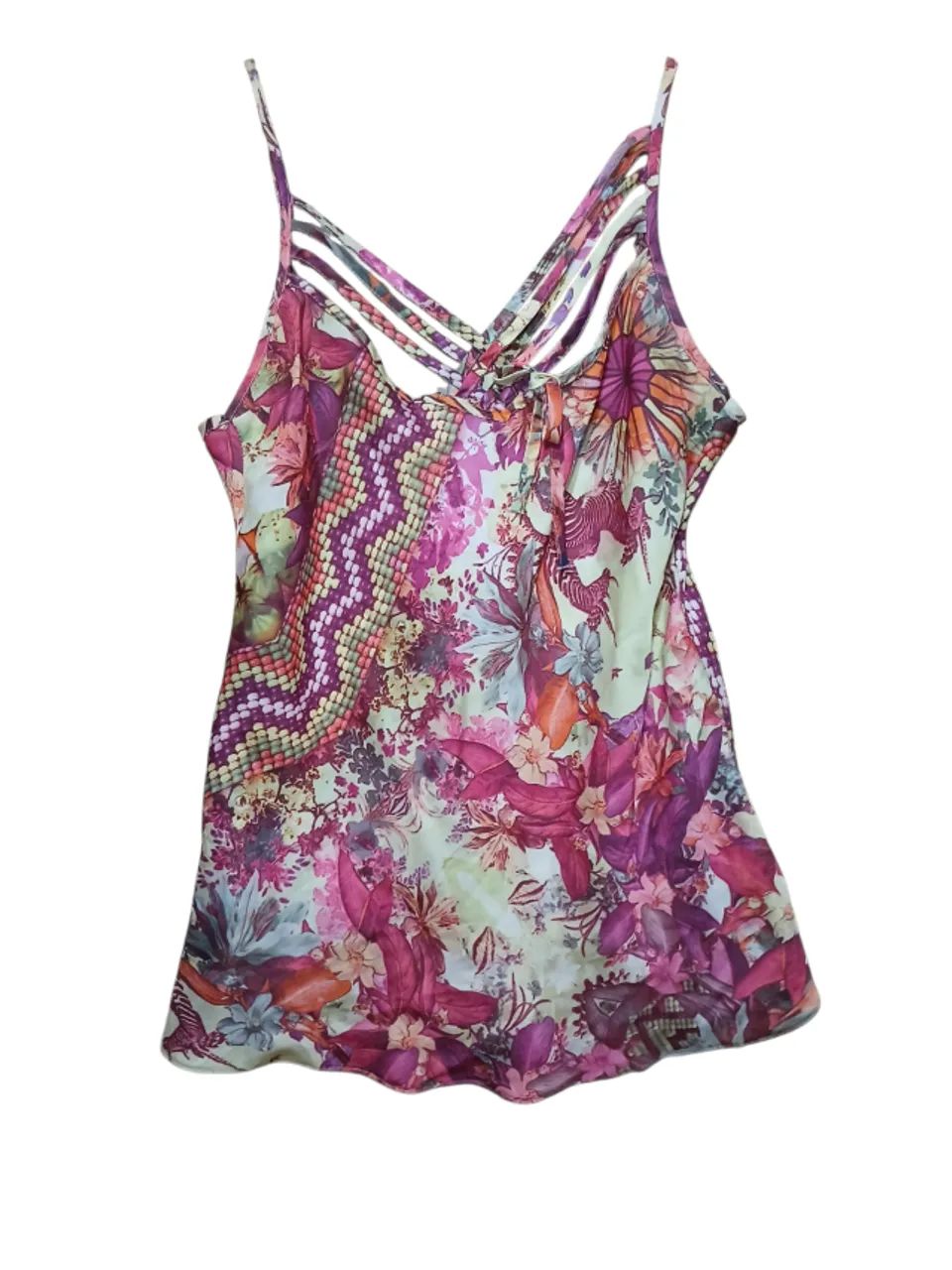 Blusa de cetim
