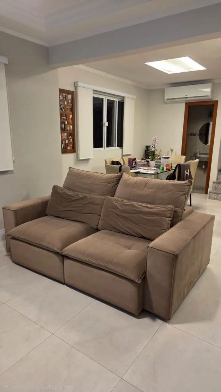 Sofá 3 lugares retrátil