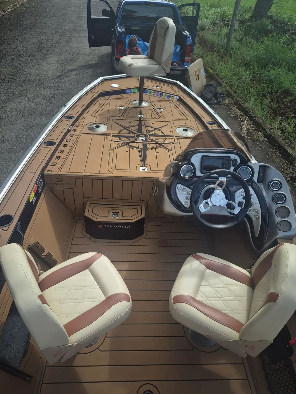 Lancha barco de pesca lazer - Foto 2