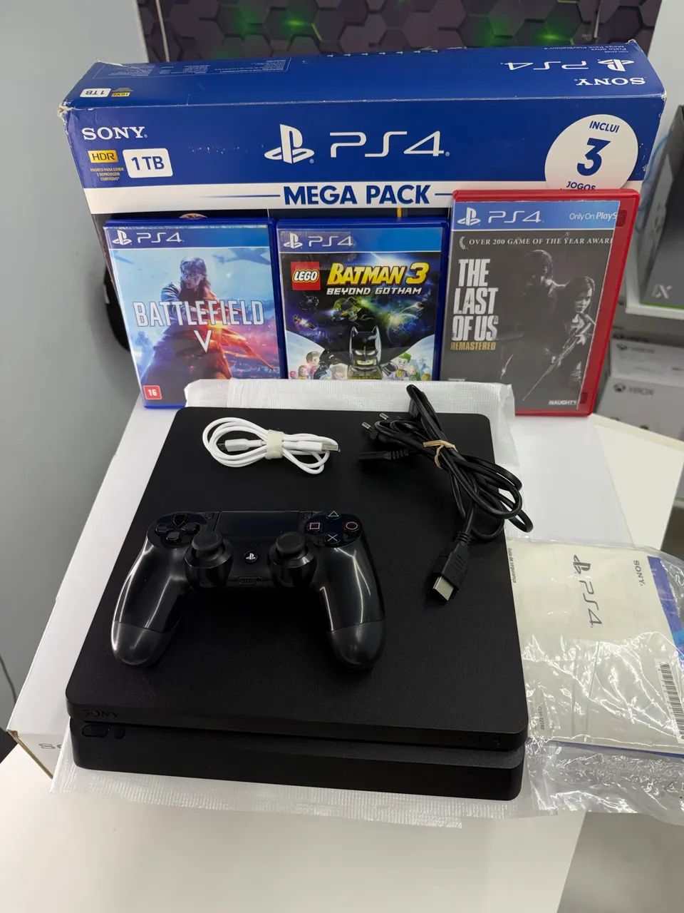 PS4 SLIM 1TB COMPLETO - Foto 3