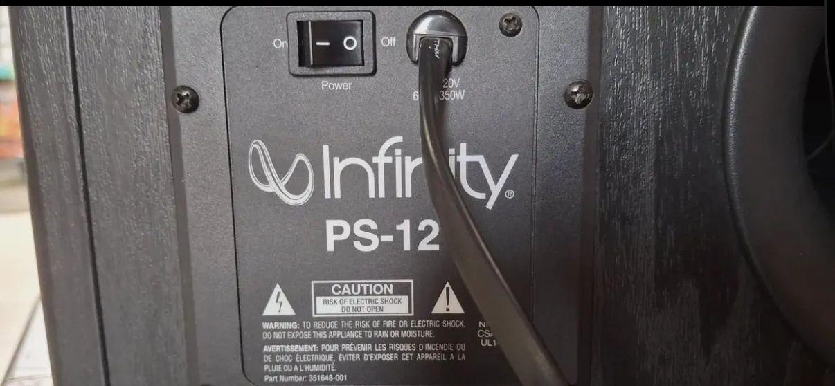 Subwoofer Infinity PS-12 - Graves potentes e de alta qualidade - Foto 2