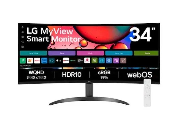 Monitor smart LG 34 LACRADO ultrawide - Foto 2