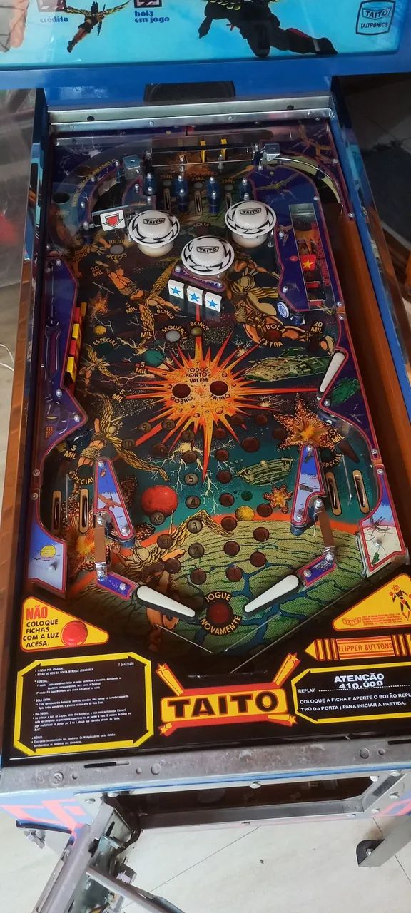 Pinball Fliperama Taito Hawkman  Nova - Foto 2