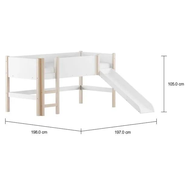 Cama infantil com escorregador  - Foto 2