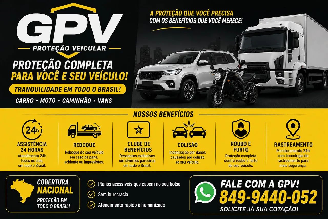 PROTEÇÃO COMPLETA PARA CARRO, MOTO, VANS...