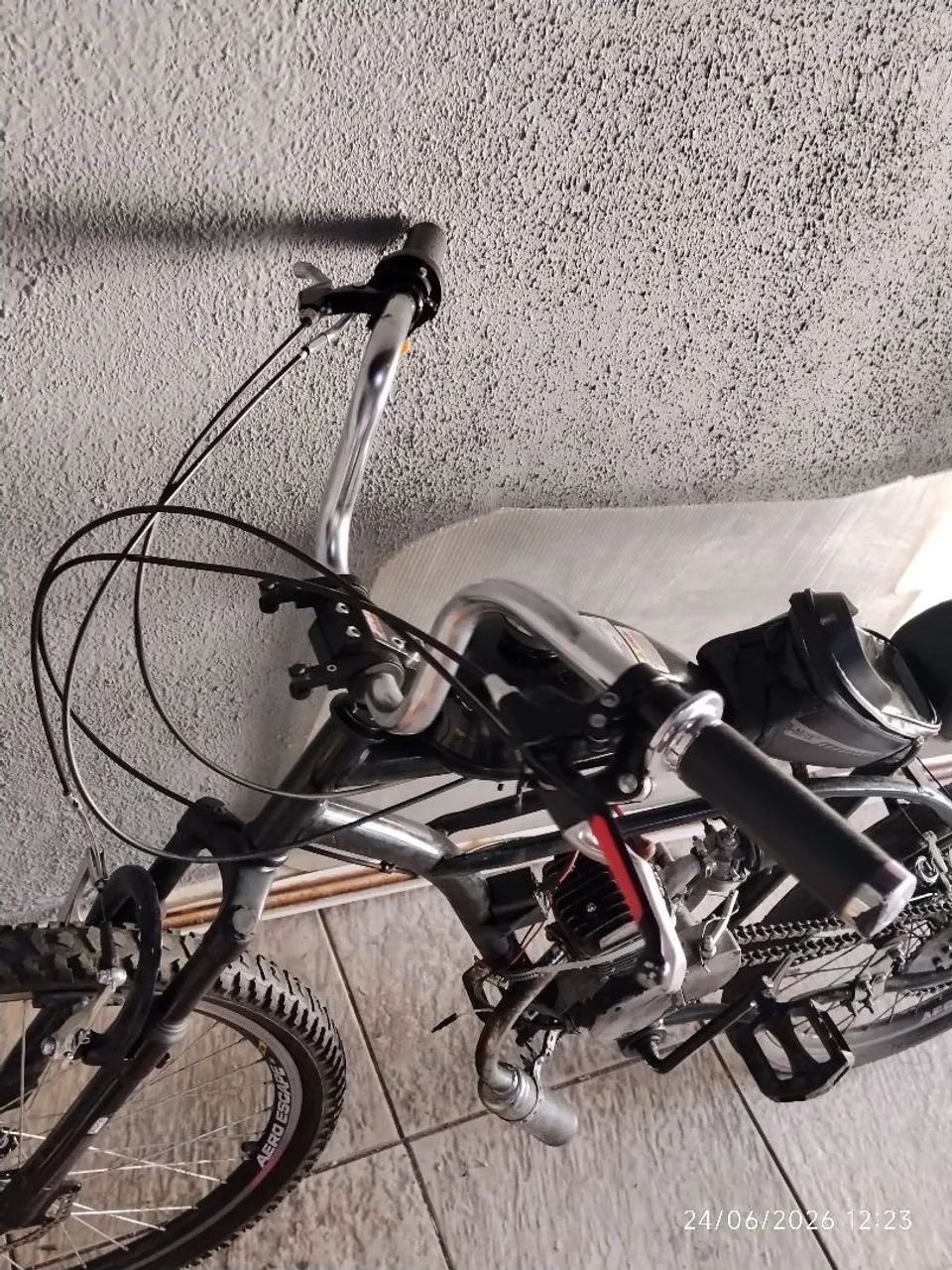 Bicleta motorizada 100cc - Foto 4