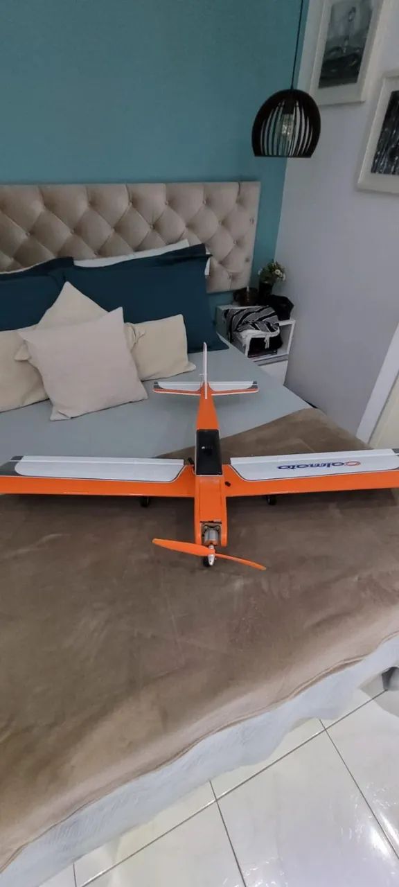 Aeromodelo Calmato Completo Excelente - Desapego - Foto 2
