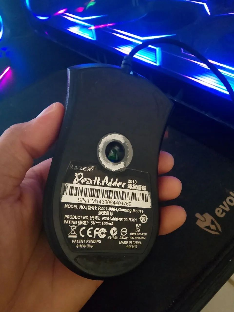 MOUSE GAME RAZER DEATHADDER - Foto 3