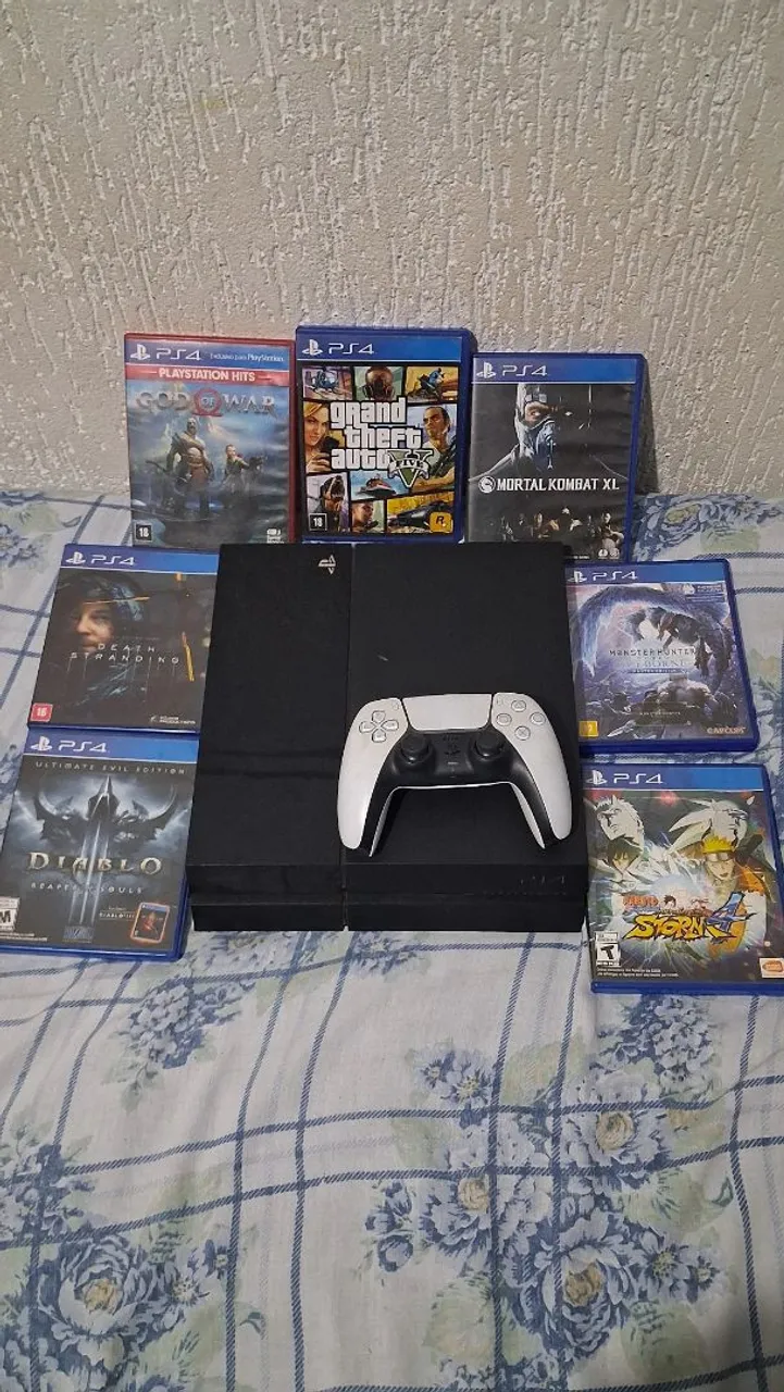 Console PS4 Slim Final Fantasy XV Luna Edition 1Tb Desbloqueado