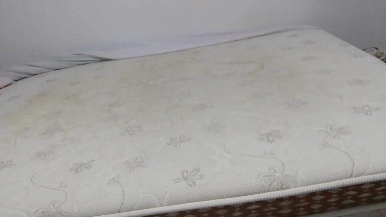 Cama box casal ortobom usada, molas ensacadas - Foto 2
