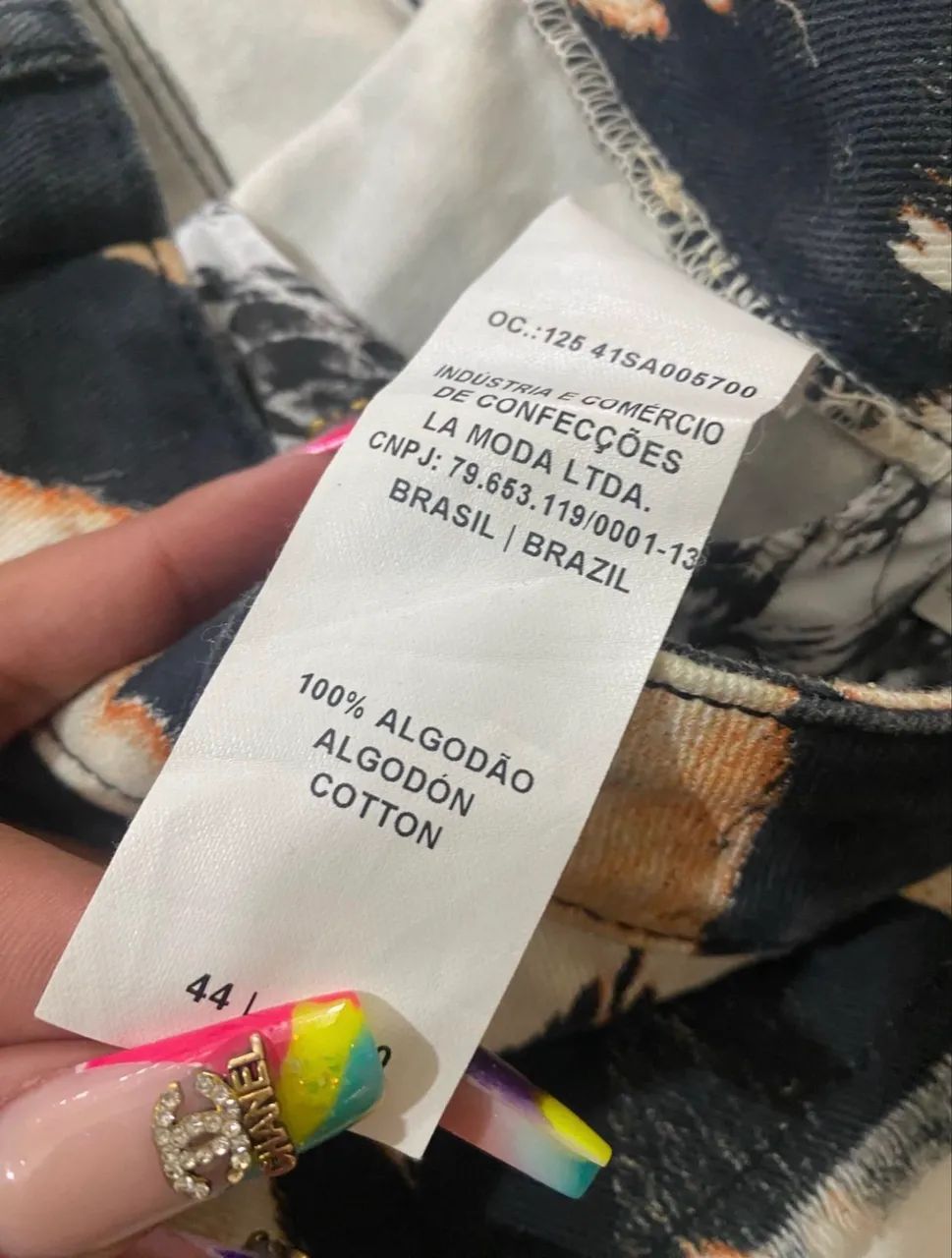 Saia jeans Lança perfume TAM 42 - Foto 4