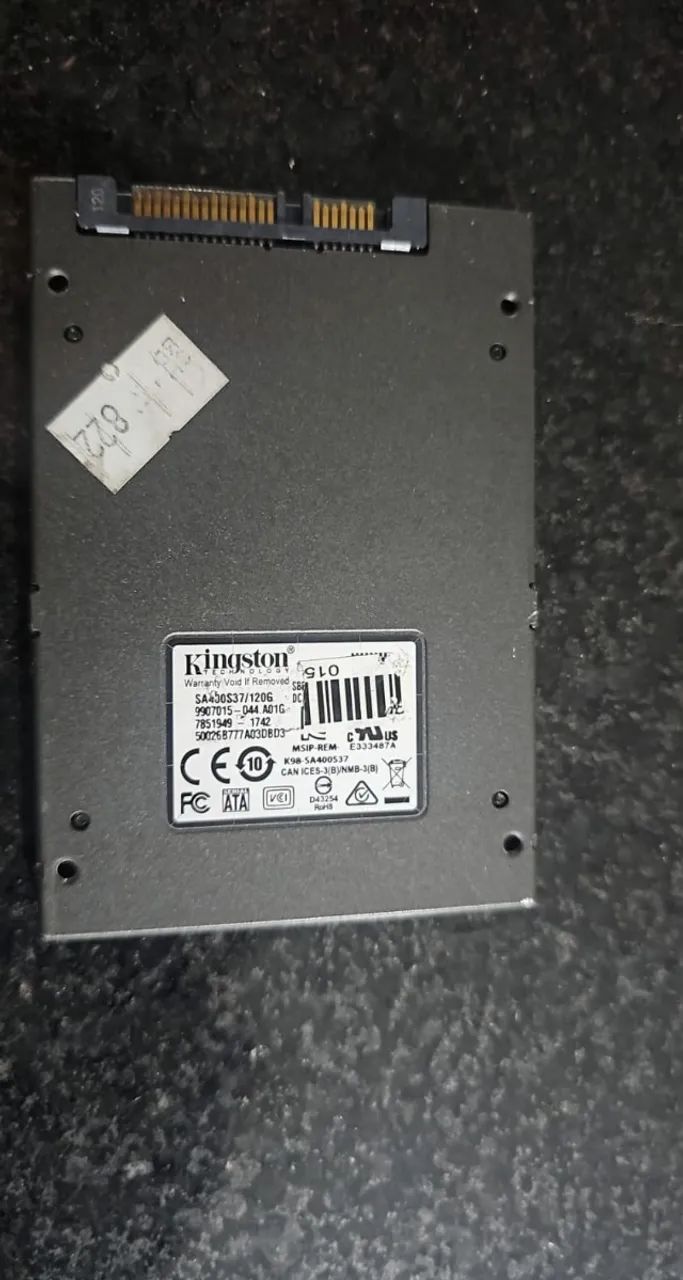 SSD Kingston - Aceito proposta