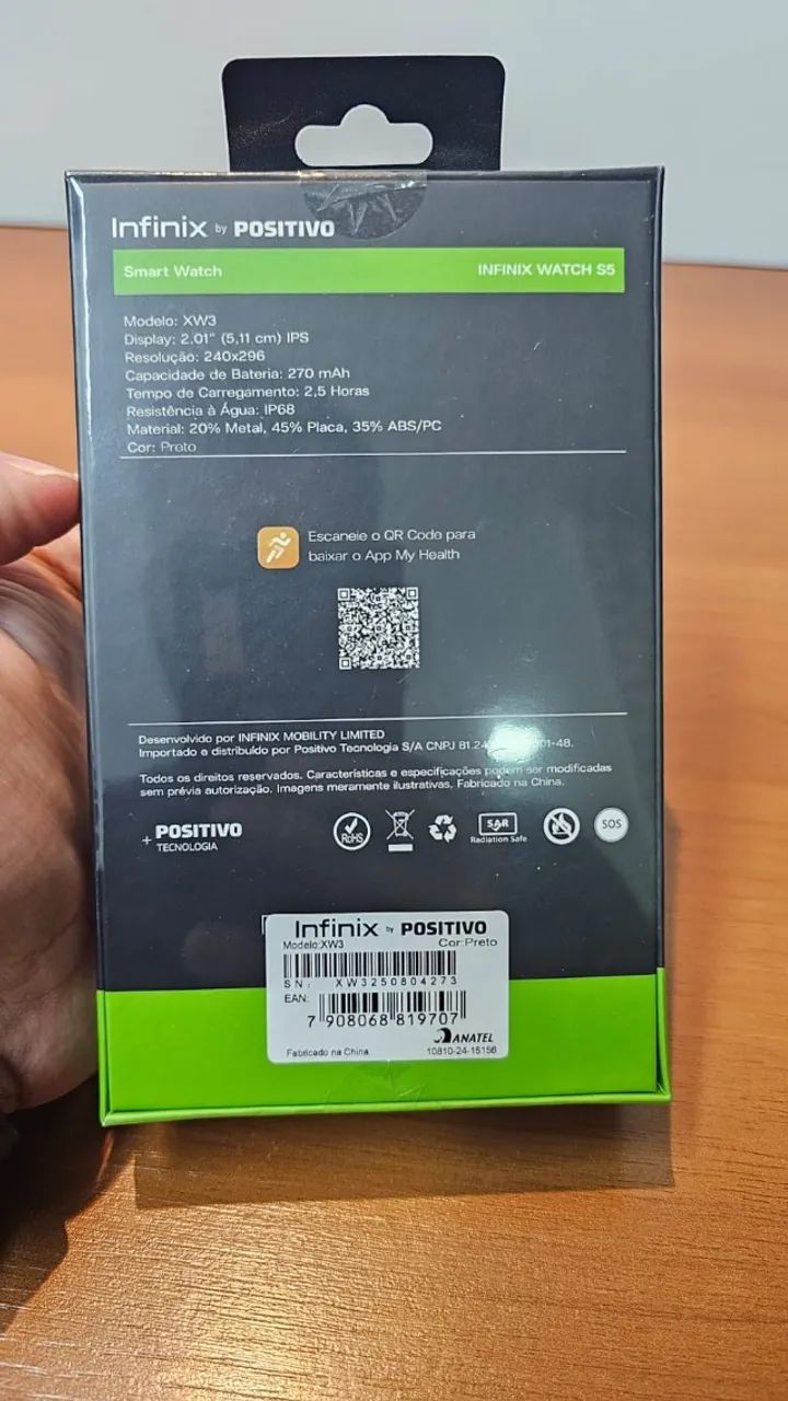 Smartwatch S5 Infinix Positivo  - Foto 5
