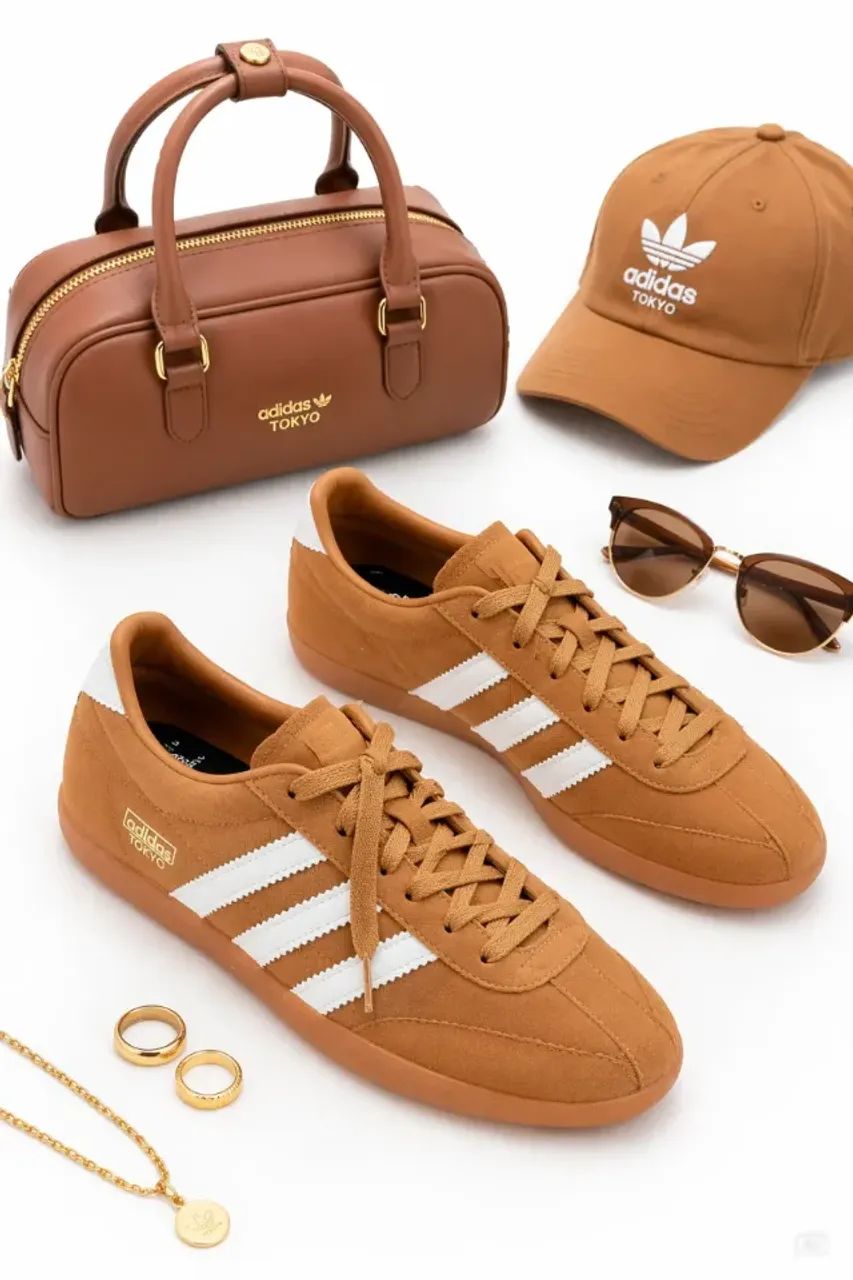 Tênis Adidas Samba Tokyo Bege - Foto 3