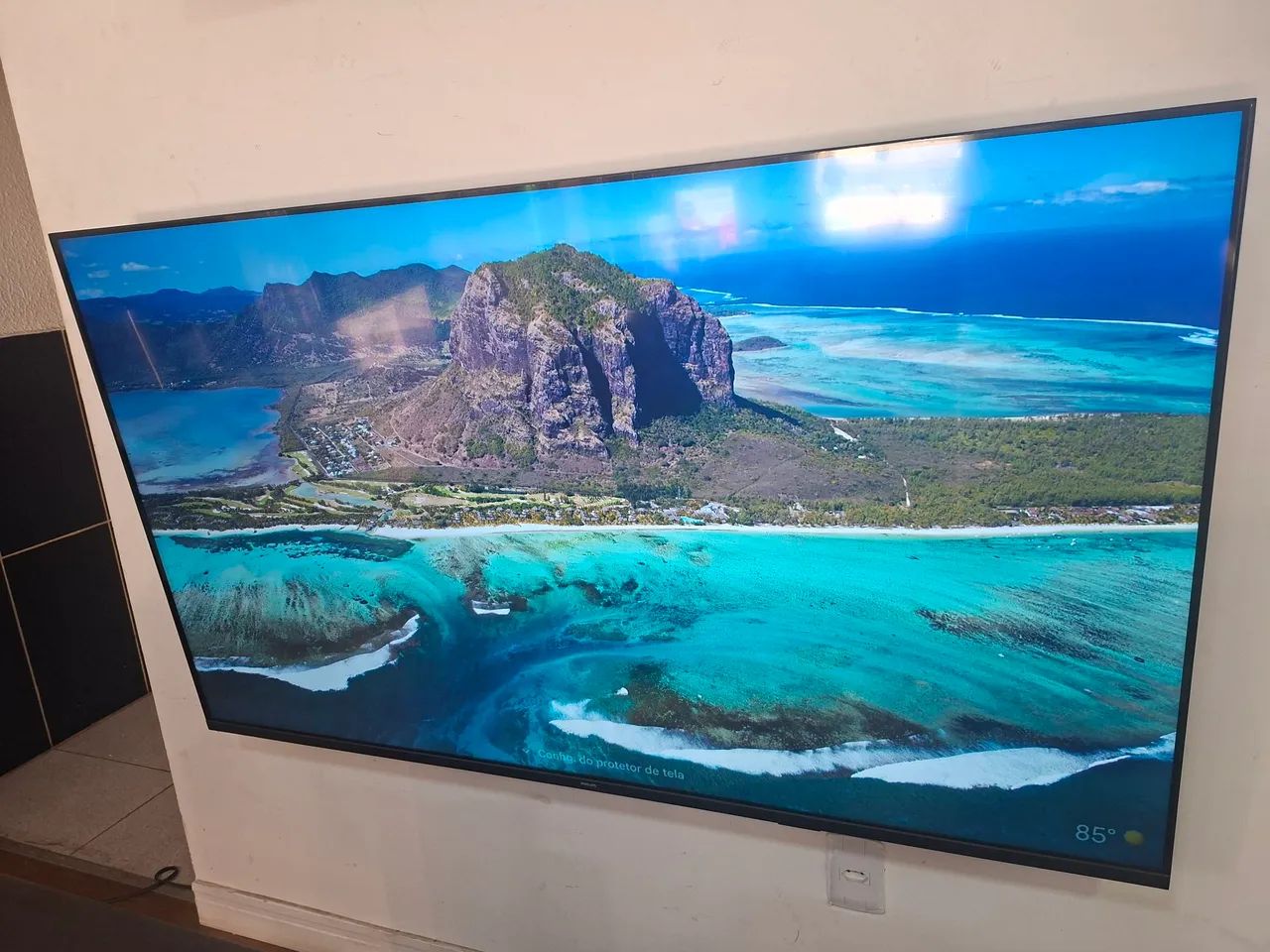 TELEVISÃO 65 POLEGADAS SMART 4K GOOGLE TV FAÇO ENTREGA DEIXO INSTALADA R$2.699 - Foto 2