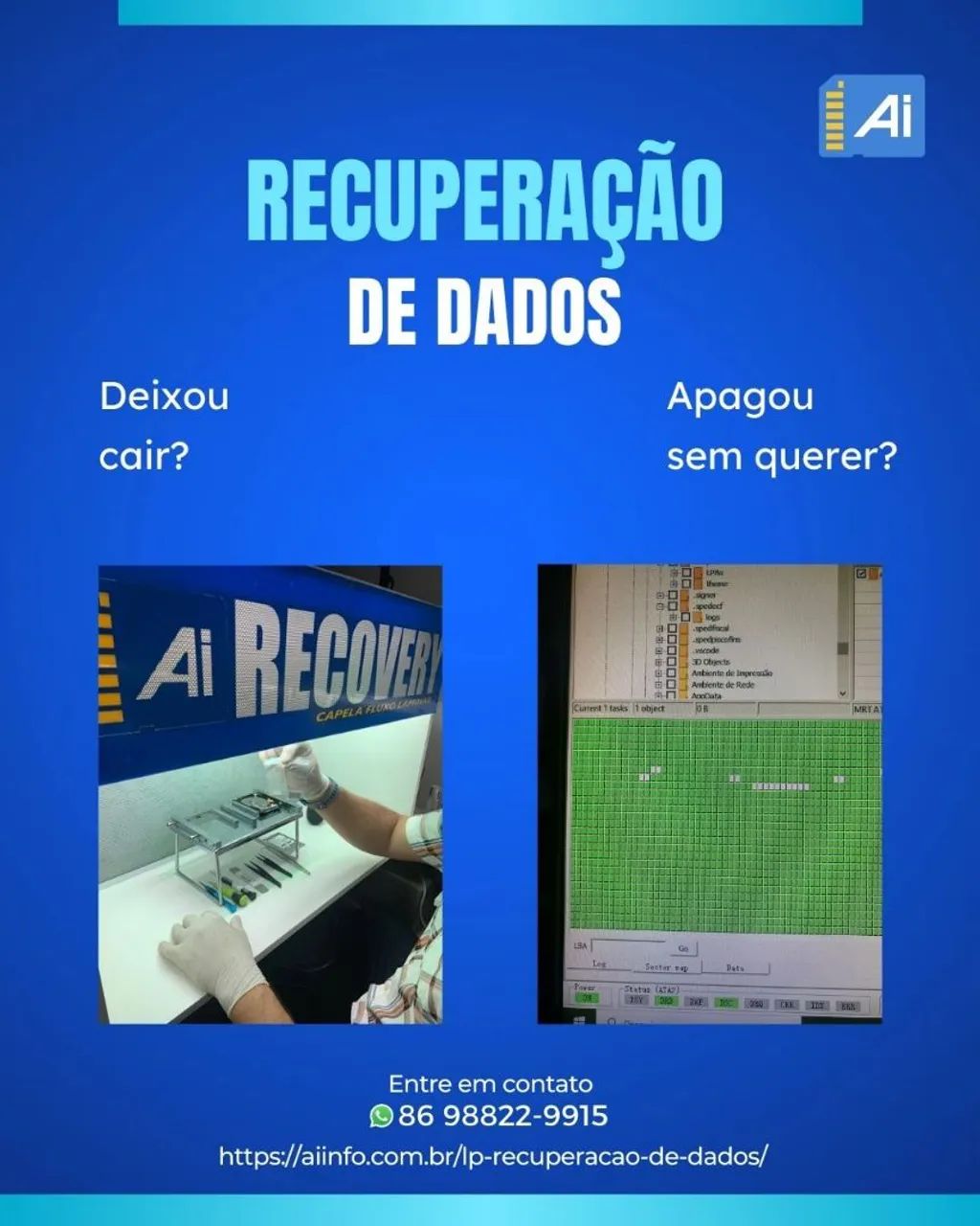 Recuperação de Dados HD SSD Pendrive - Orçamento Rápido - Foto 2
