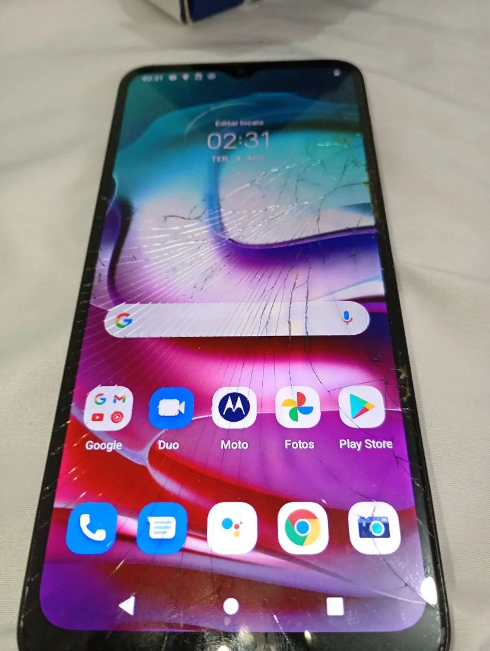 Moto G30 grafite com capa e carregador  - Foto 2