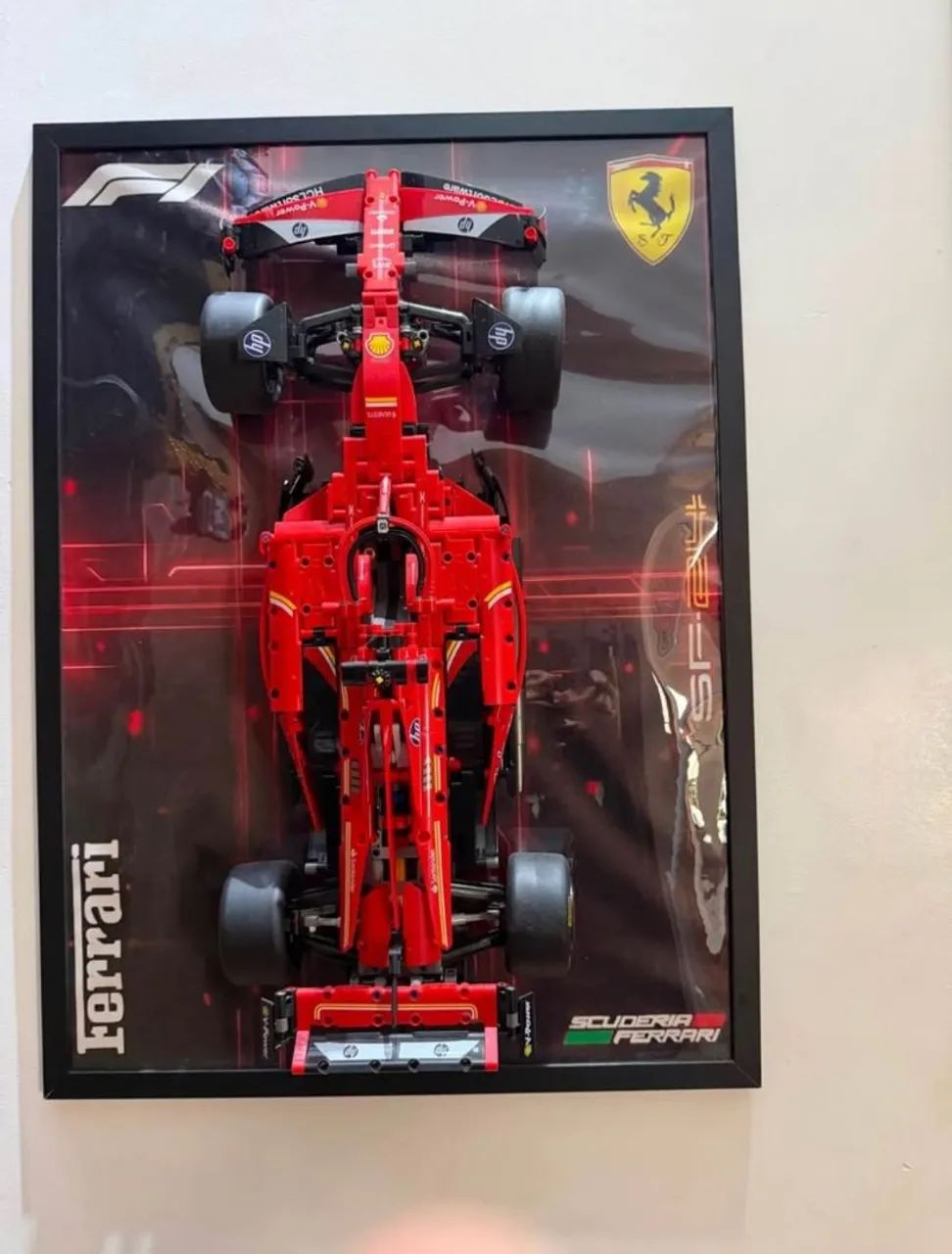  CARROS de  F1  já montado com quadro expositor  - Foto 2