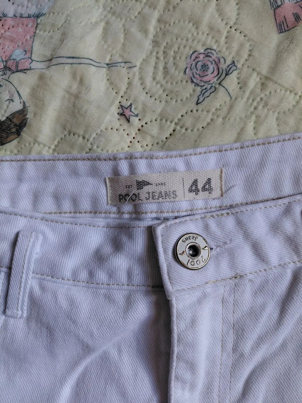 Short jeans branco Pool  - Foto 3