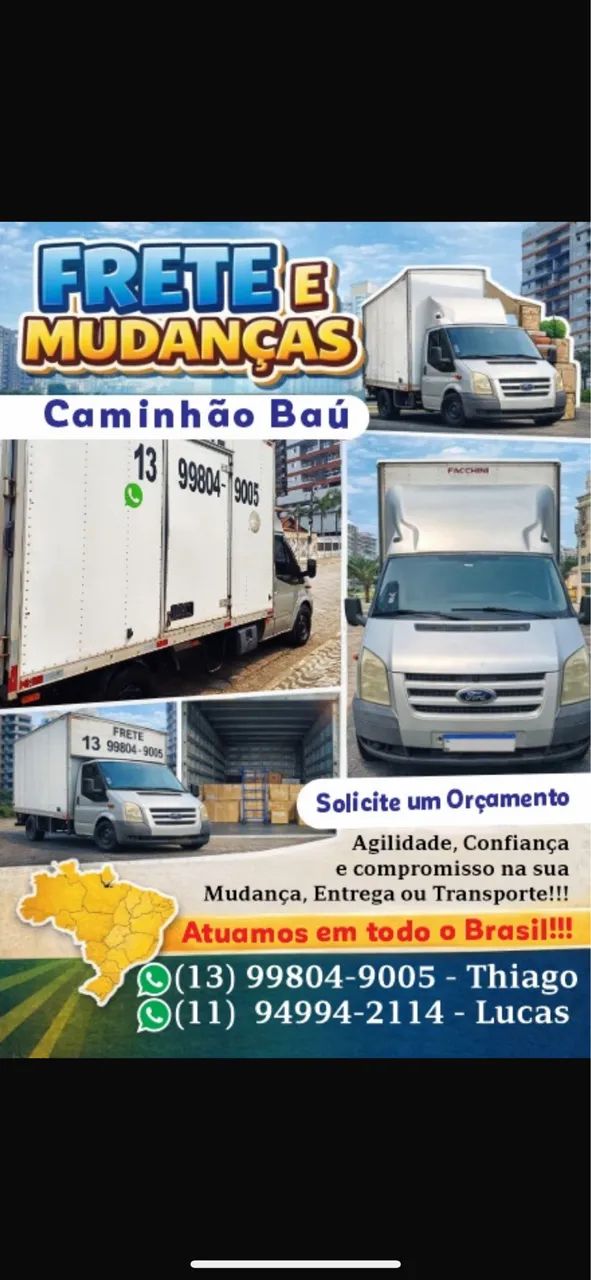 Frete e mudanças 