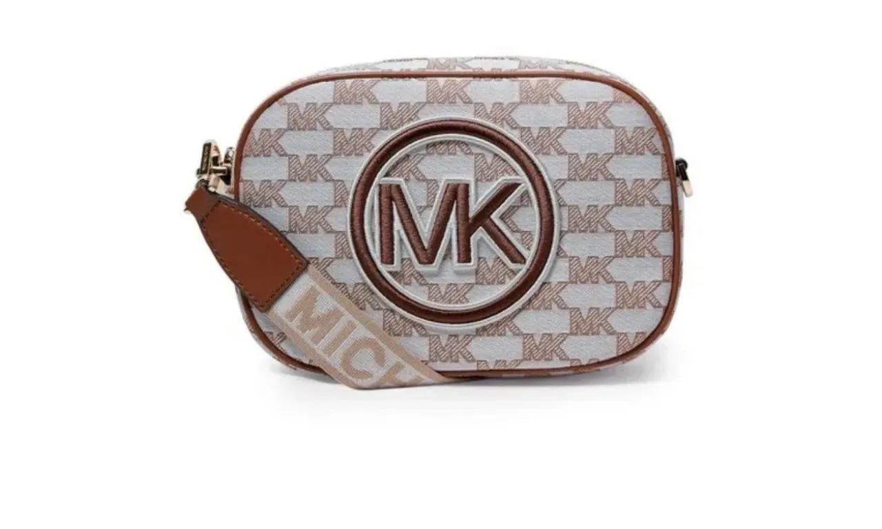 Bolsa Transversal Jet Set Logo Média - Michael Kors