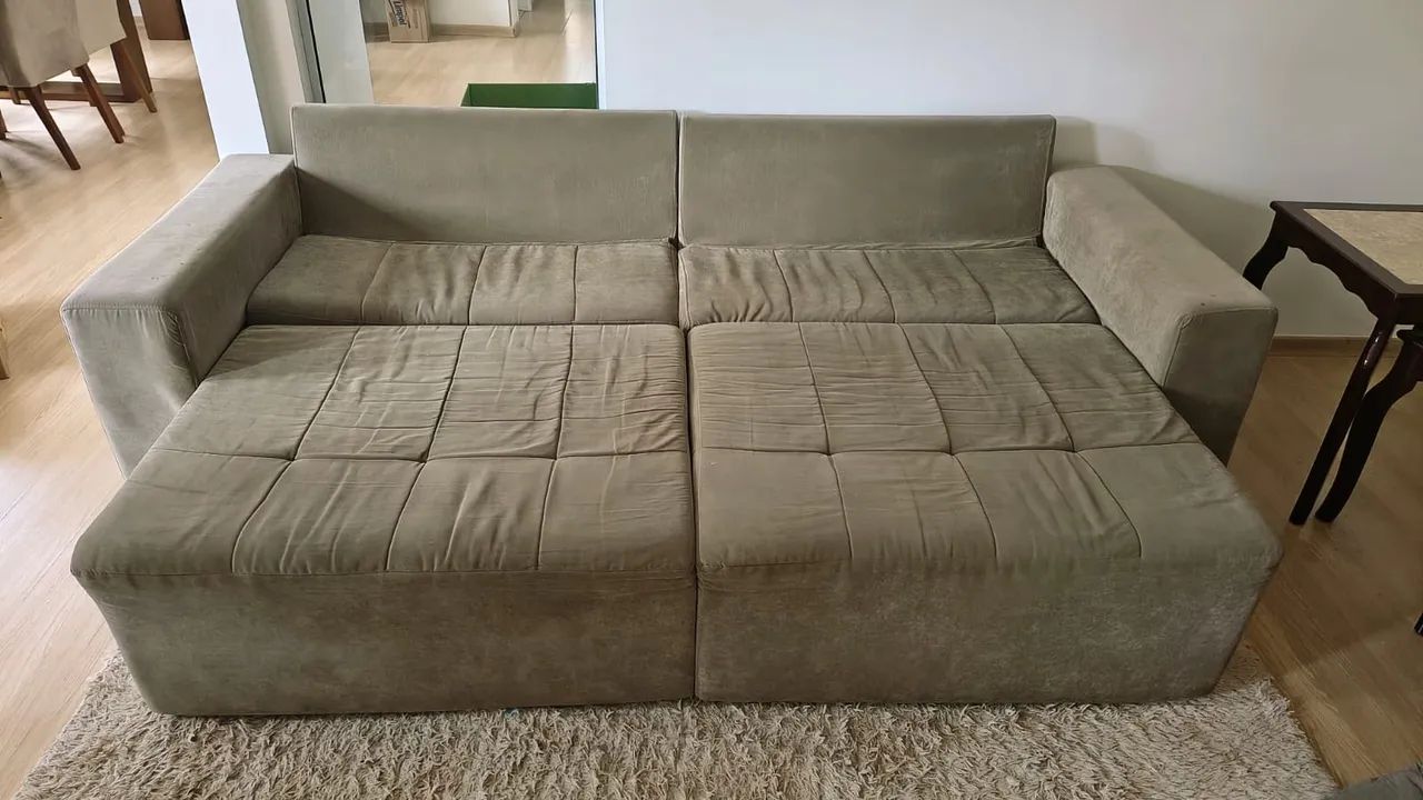 Vendo sofá cama 4 lugares reclinável  - Foto 5