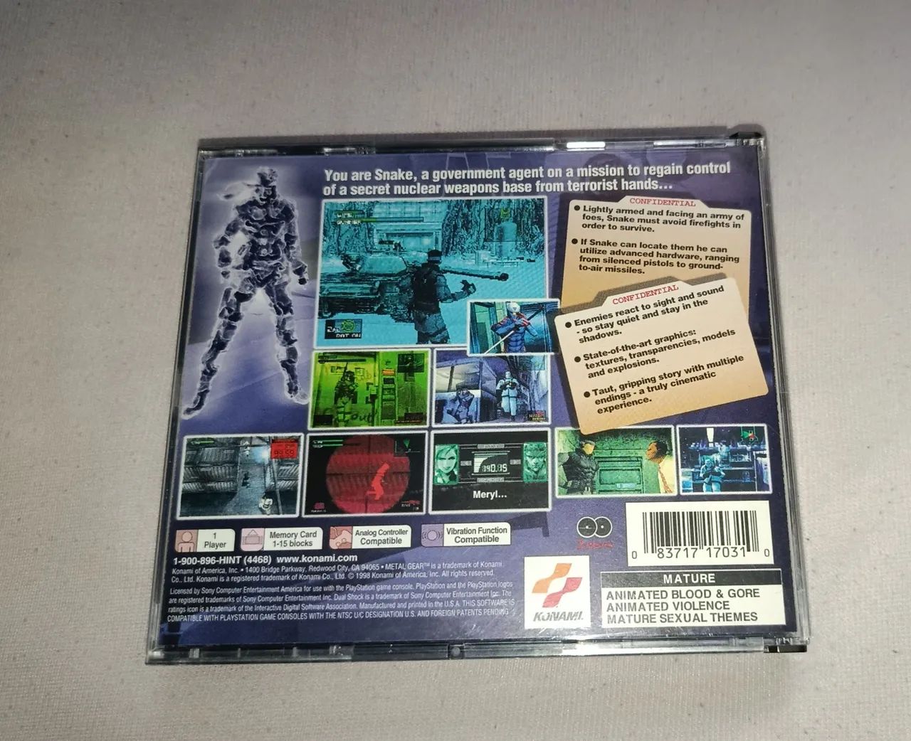 Metal Gear Solid PS1 - Foto 5