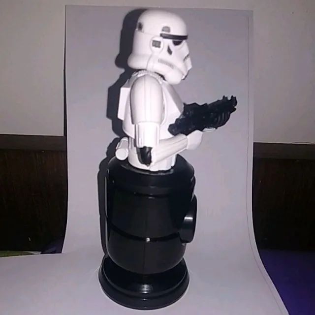 Carimbo Star Wars com boneco em cima - Stormtrooper - 11,5cm de altura - Foto 4
