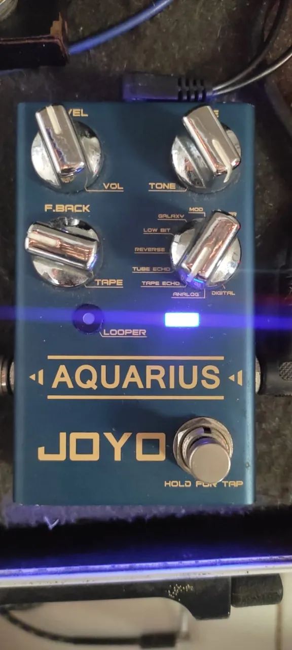 Pedal para guitarra Joyo Aquarius (multi-model delay) - Foto 3