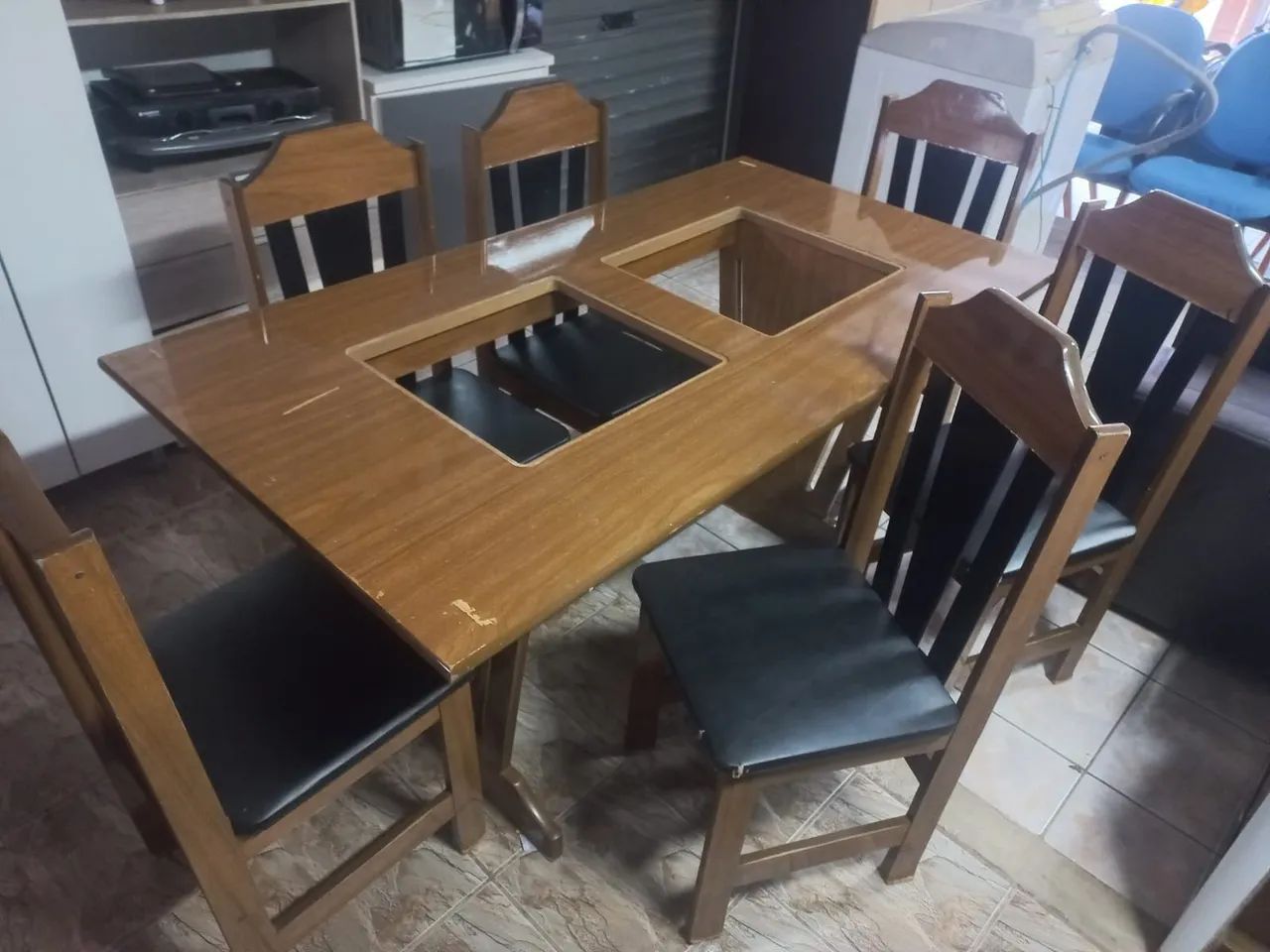 Mesa de jantar 6 cadeiras parcelamento em até 12 × - Foto 4