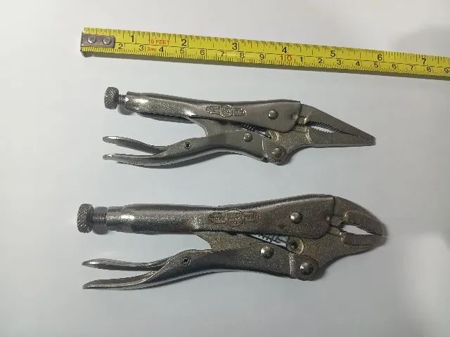 2 alicates de pressão Vise Grip Made in USA EDC - Foto 3
