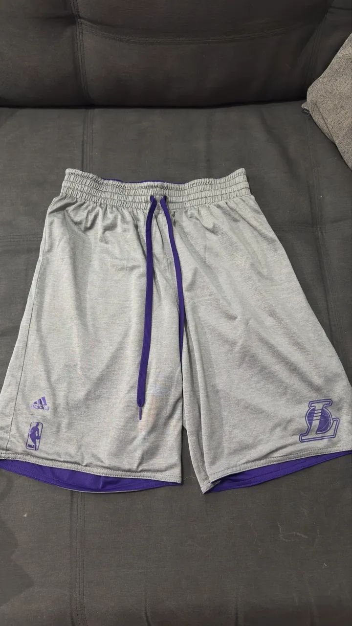 Short NBA Lakers Adidas Original - Foto 2