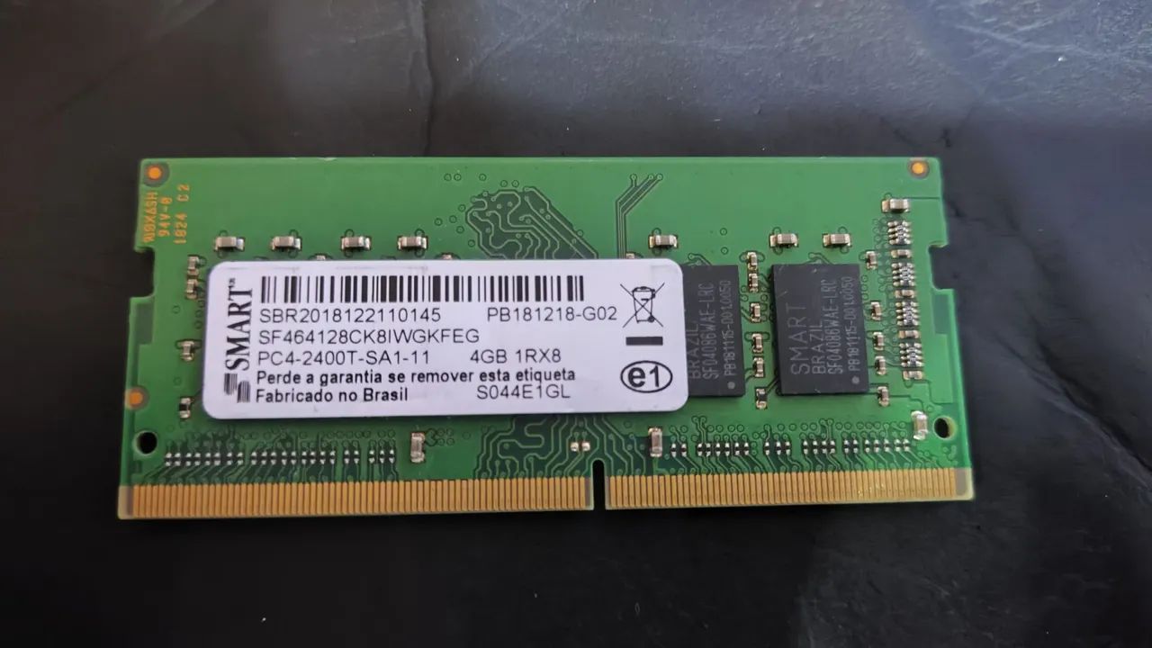 Memória RAM Notebook 4gb DDR 4 [2400MHz]