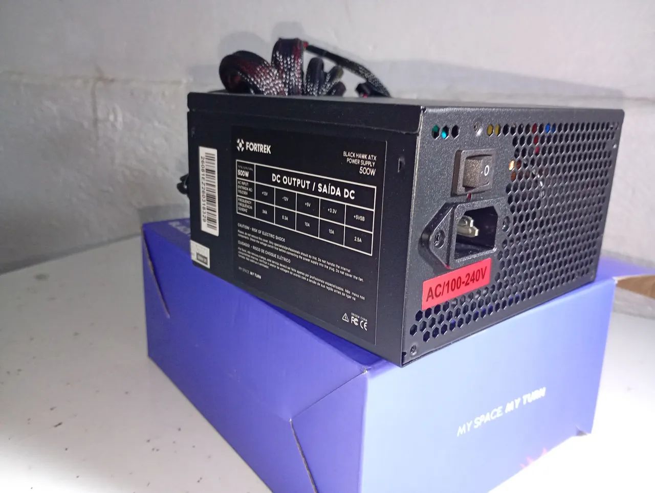 Fonte FORTREK 80 PLUS BRONZE 500W - Foto 2