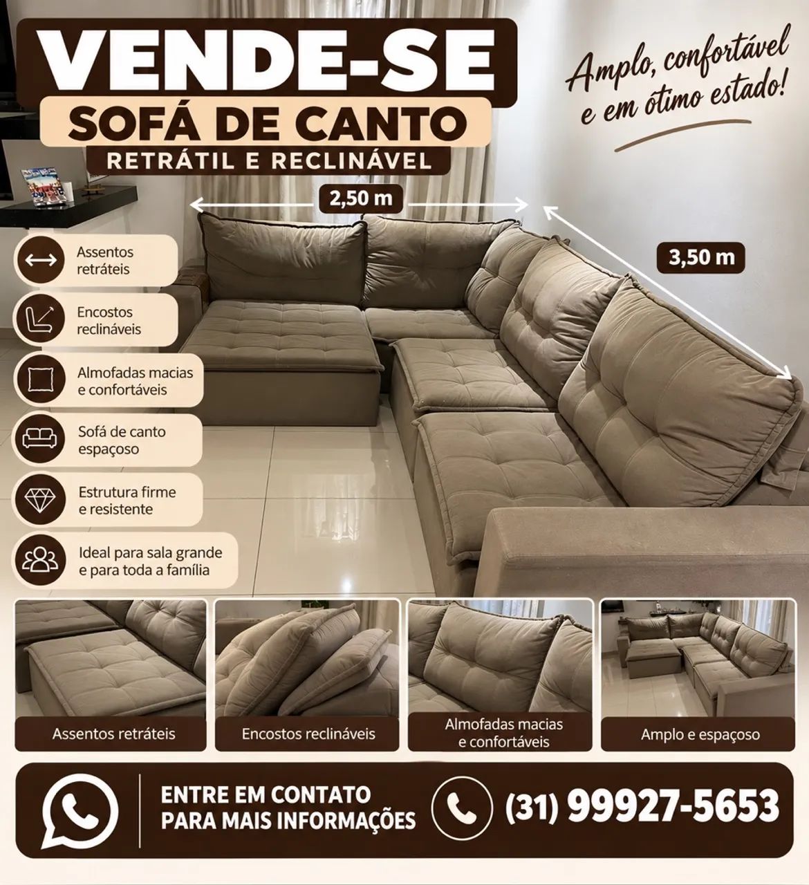 Sofá de Canto