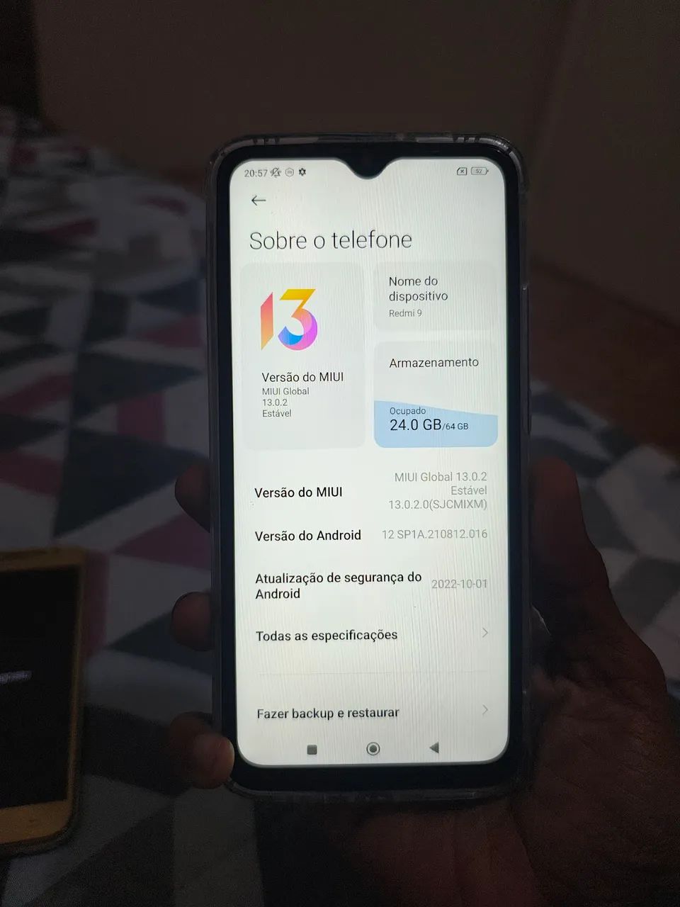 Xiaomi Redmi 9 64GB com defeito - Foto 3