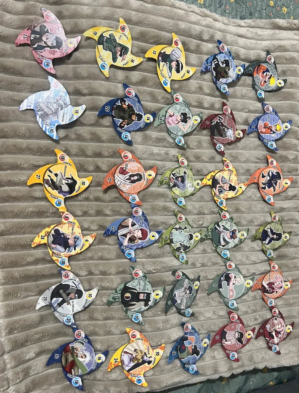Naruto Shuriken Elma chips Coleção Completa l  - Foto 2