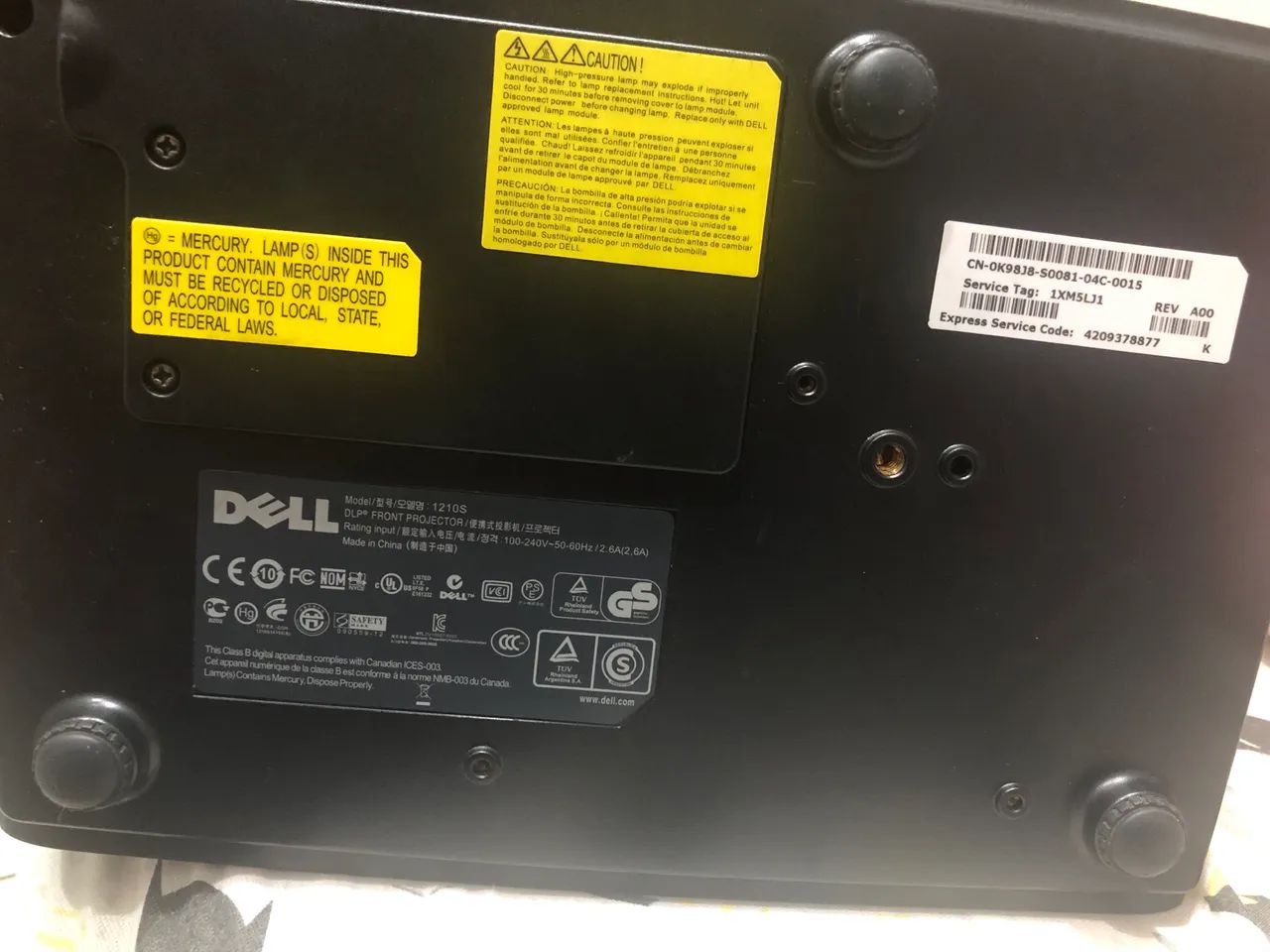 Projetor Dell 1210S DLP - Foto 4