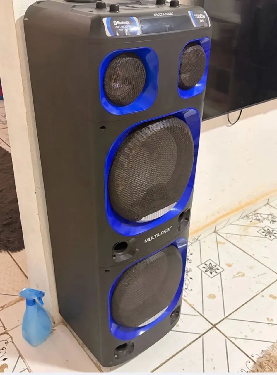 Caixa de Som Multilaser 2000W RMS - Foto 4