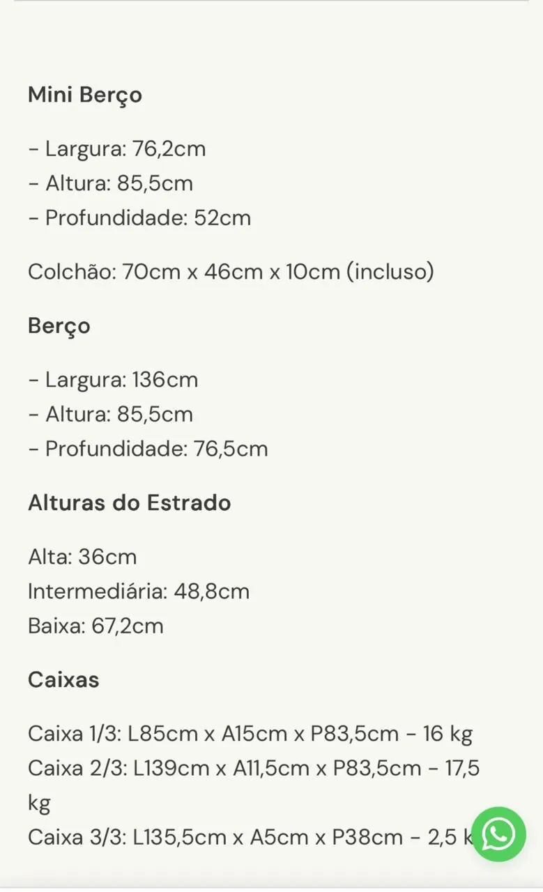 BERÇO EM MADEIRA 3 em 1  - Foto 6