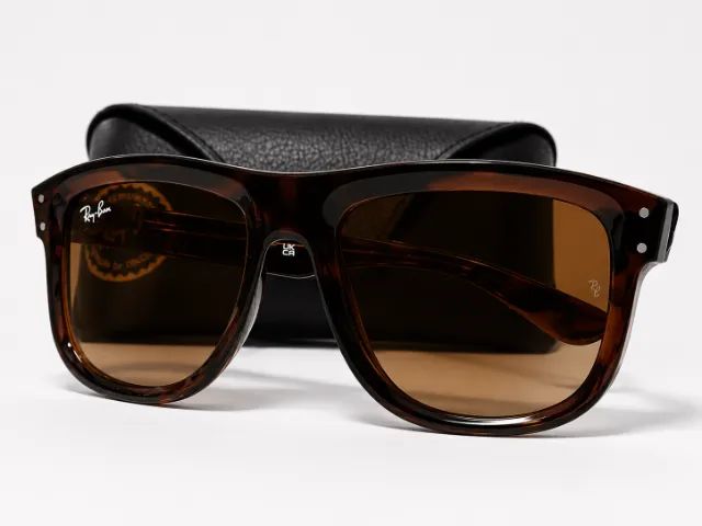 Óculos de Sol Ray-Ban BOYFRIEND REVERSE Marrom - Foto 3